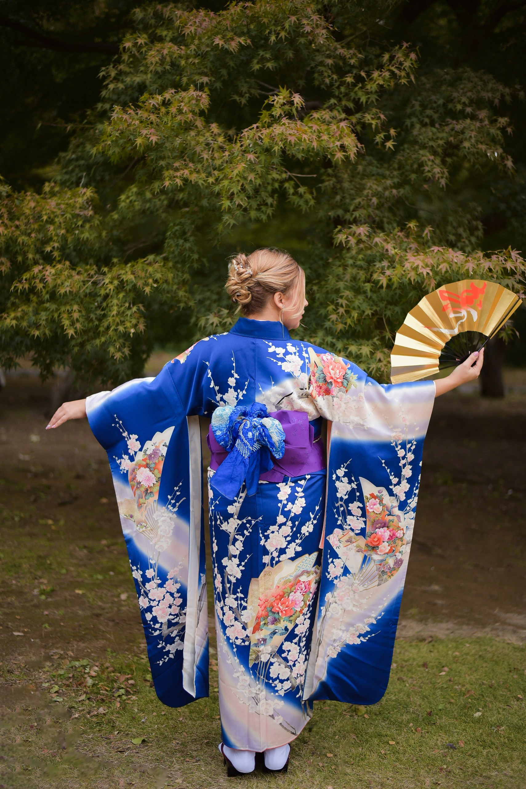 Kimono. Photographer in Tokyo, Japan
