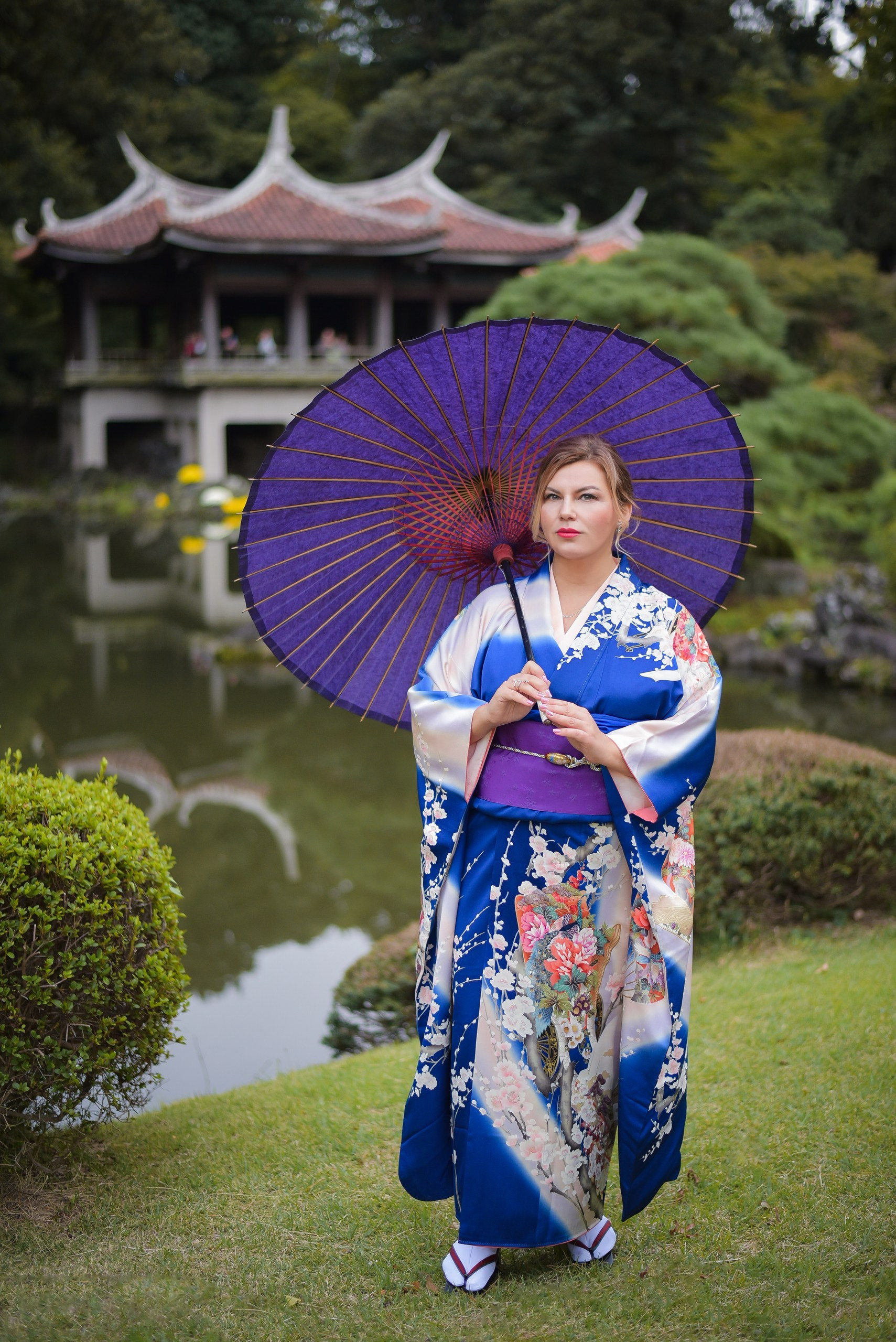 Kimono. Photographer in Tokyo, Japan