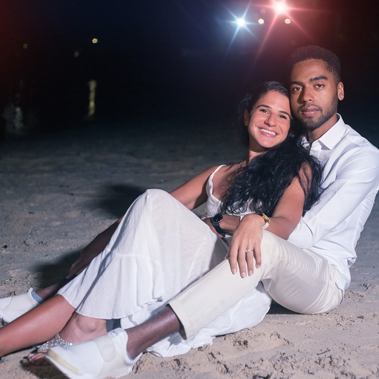 Photo. Romantic proposal on Koh Samui, Thailand