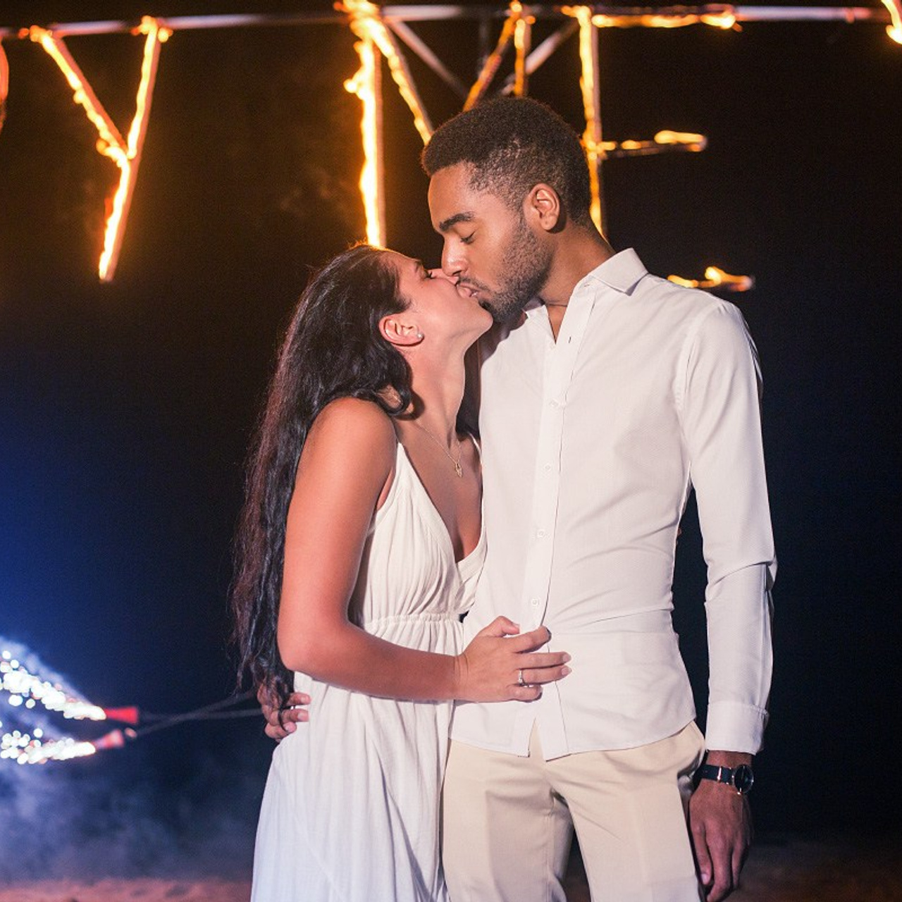 Photo. Romantic proposal on Koh Samui, Thailand