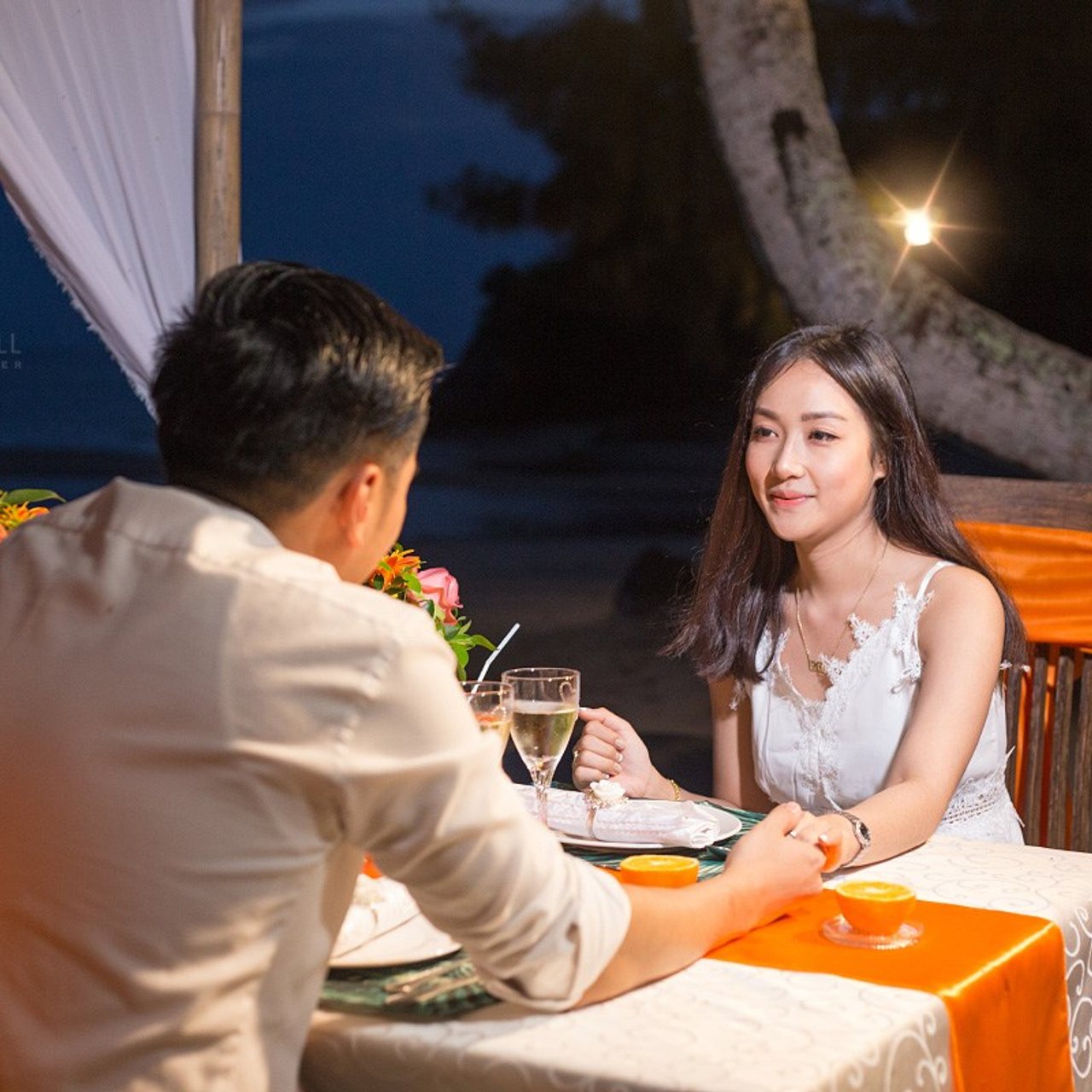 Photo. Romantic proposal on Koh Samui, Thailand