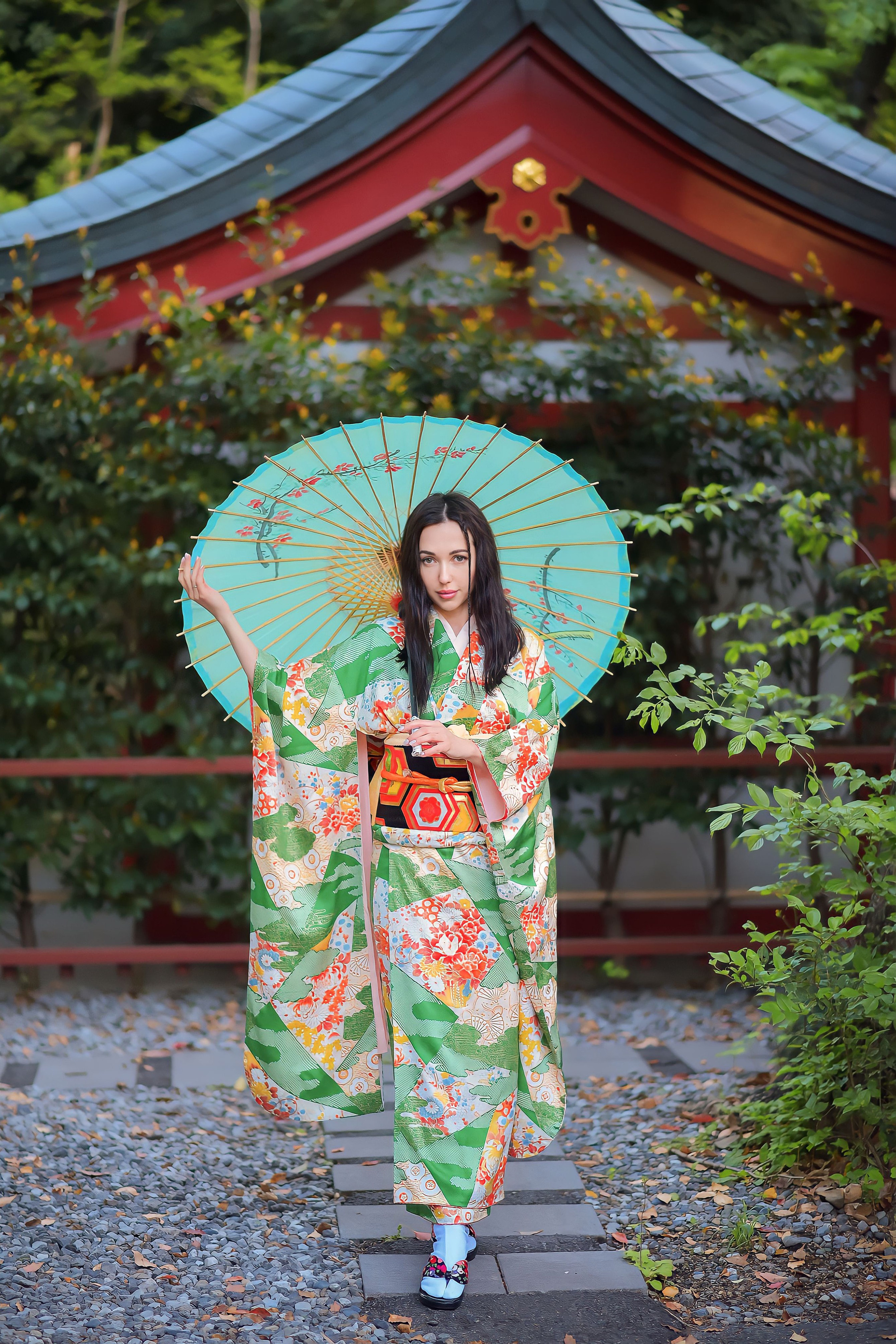 Kimono. Photographer in Tokyo, Japan