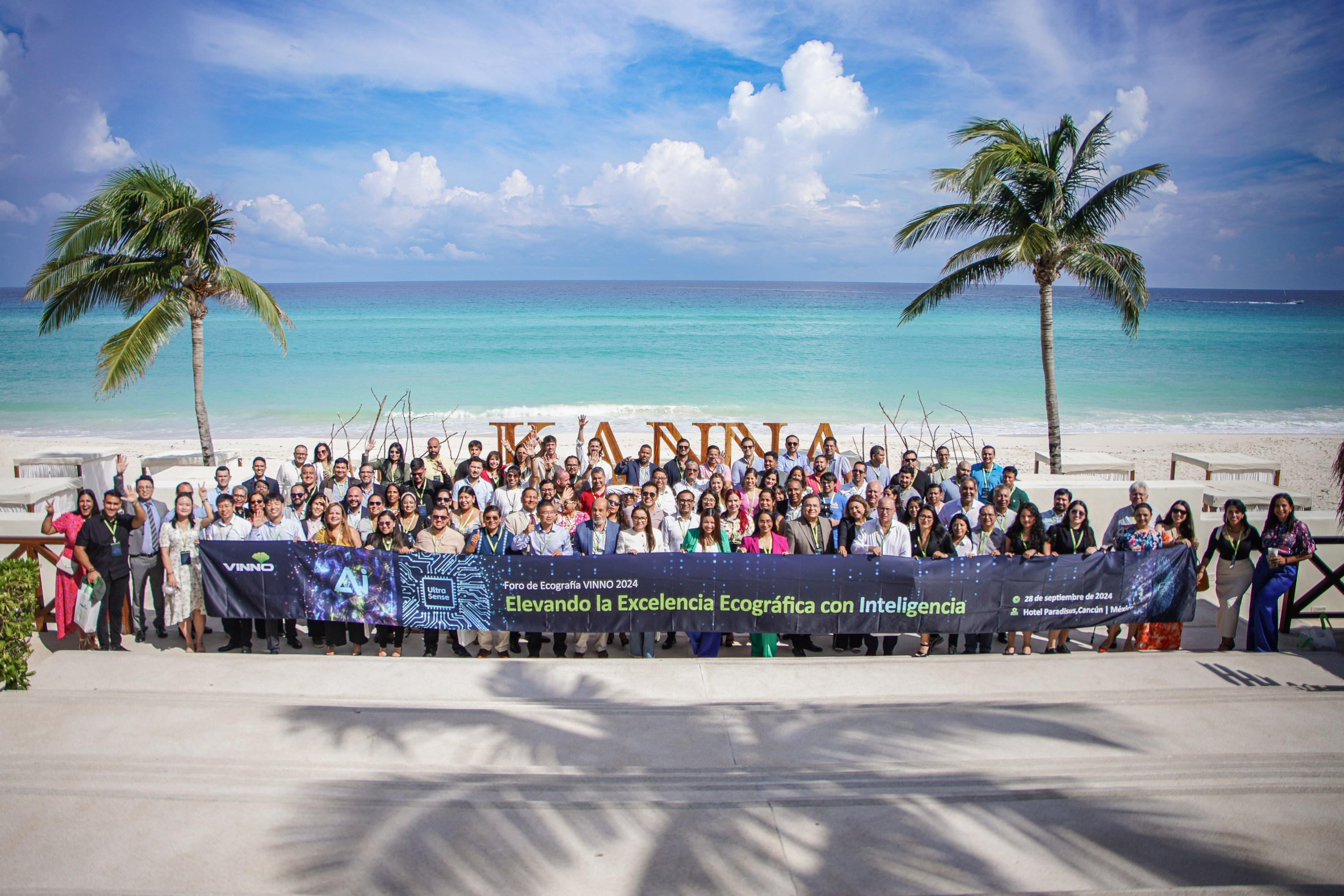 Group photo of all corporate event participants standing together after the session.