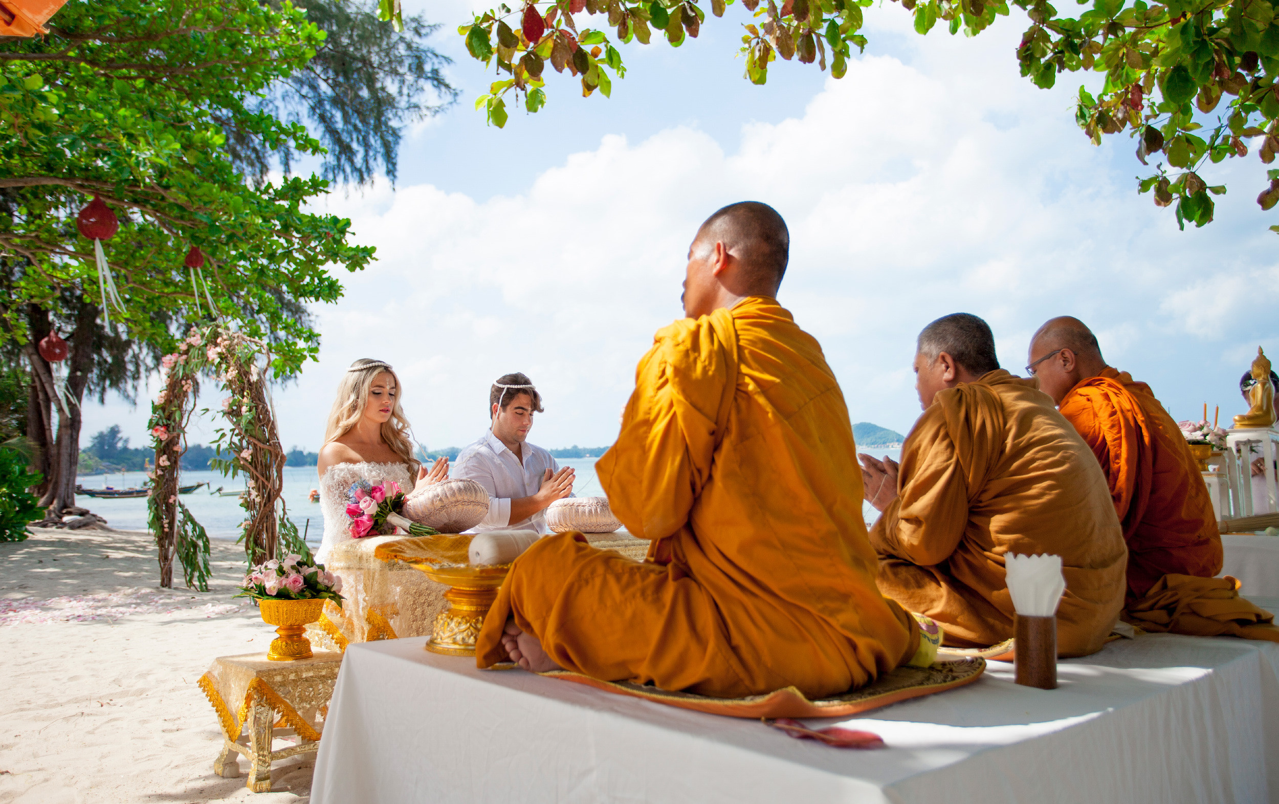 Buddhist + Western. Wedding on Koh Samui, Thailand