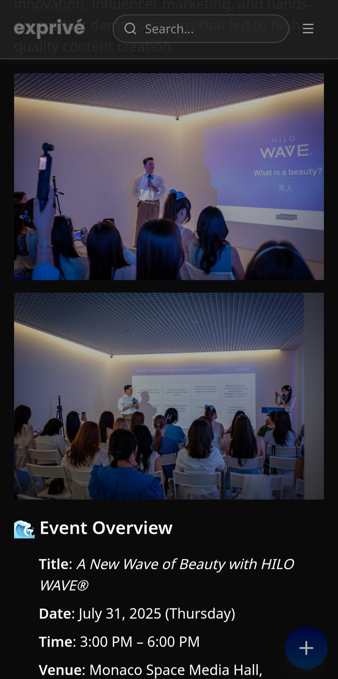HILO WAVE Day: Global Brand Launch with K-Beauty Influencers. Photographer in Seoul Dobrokvashina Natalya