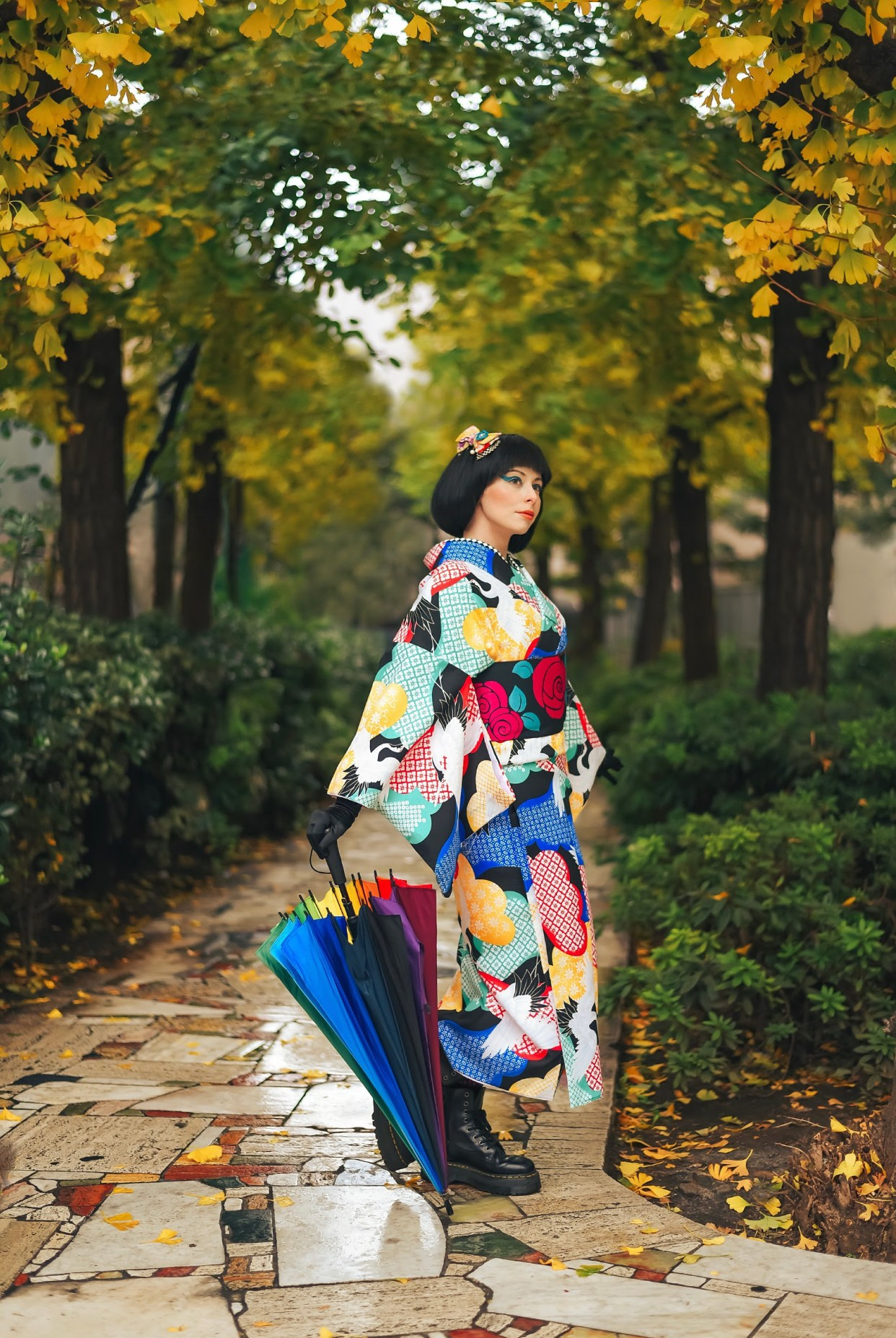 Kimono photoshoot. Photographer in Tokyo, Japan