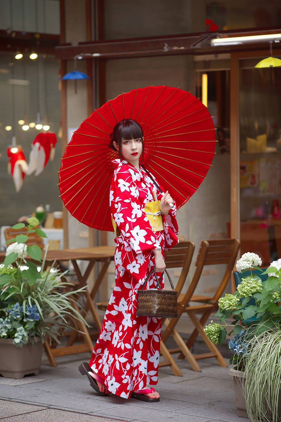 Kimono photoshoot. Photographer in Tokyo, Japan