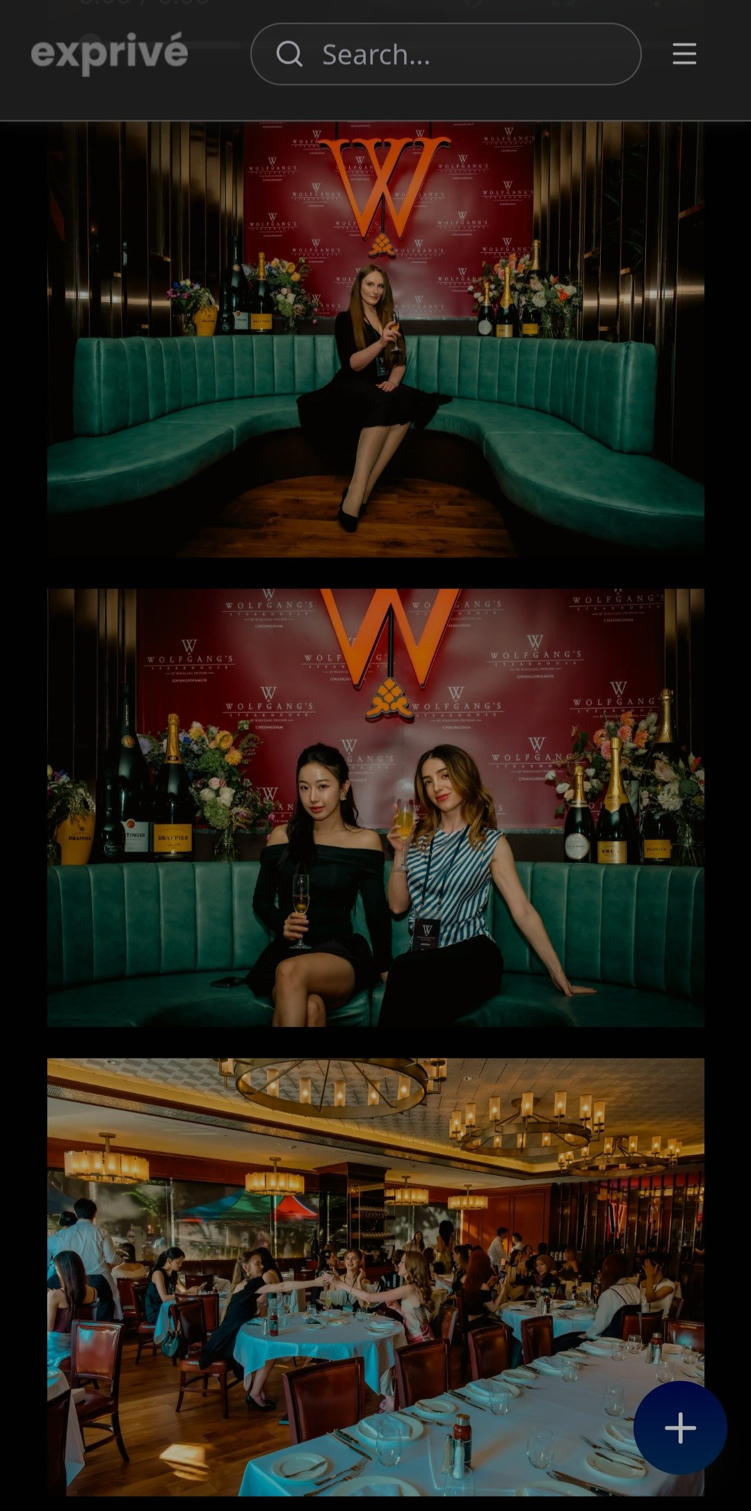 REPORTAGE: event EXPRIVENOW — WOLFGANG steak house Korea. Photographer in Seoul Dobrokvashina Natalya