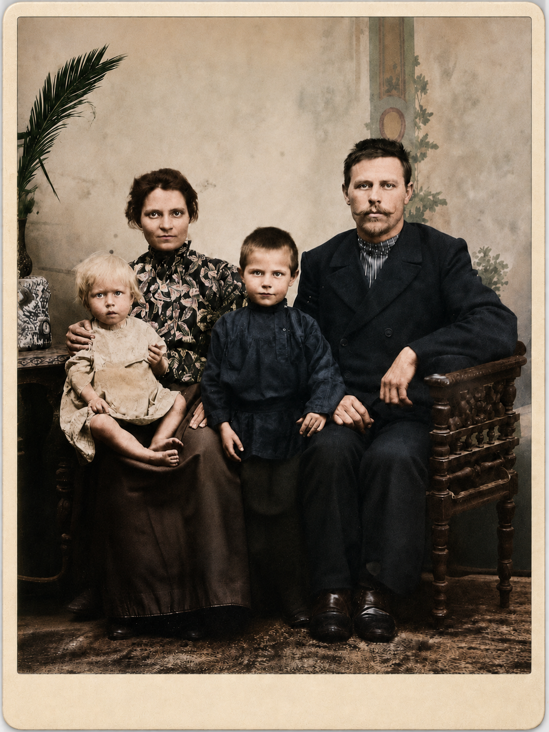 Restauration de photos. Photographe de famille à Montréal Ewa Molchanovskaya
