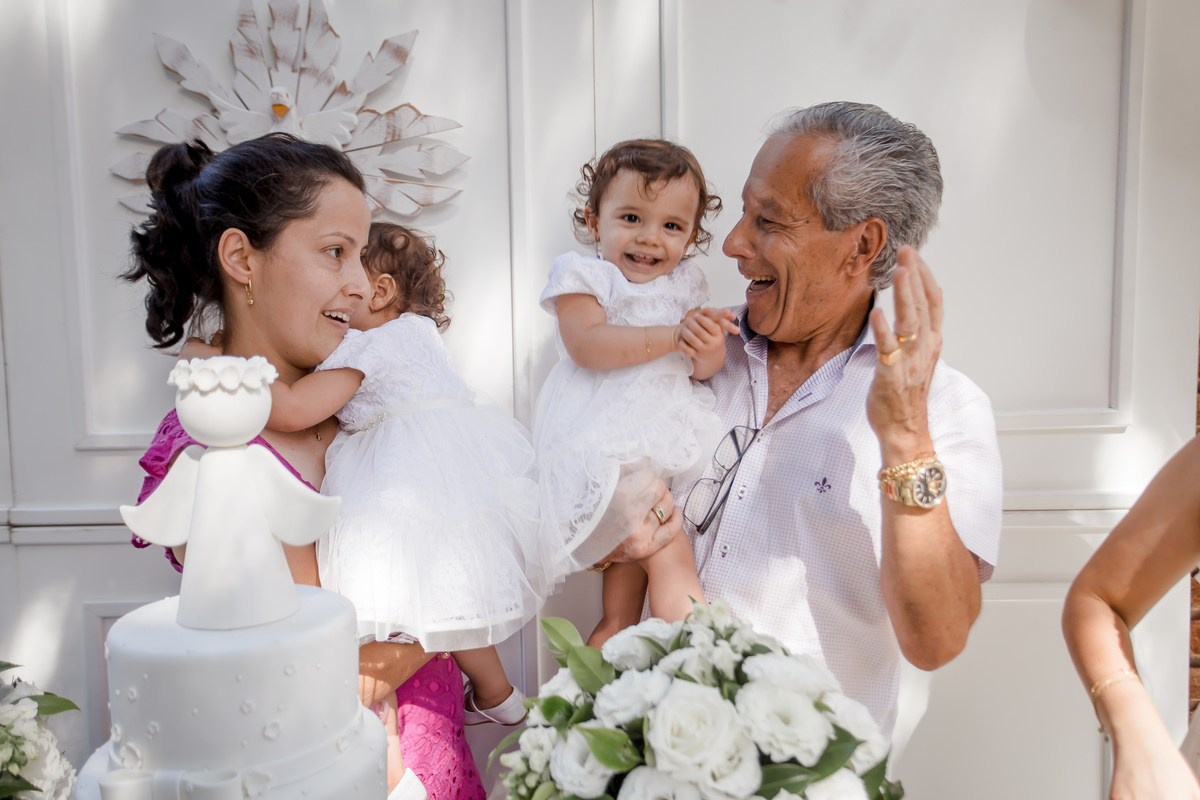 Batizado da Ana Clara e Maria Rita. Fotógrafa de Eventos em São Paulo e Sorocaba Kika Damasceno