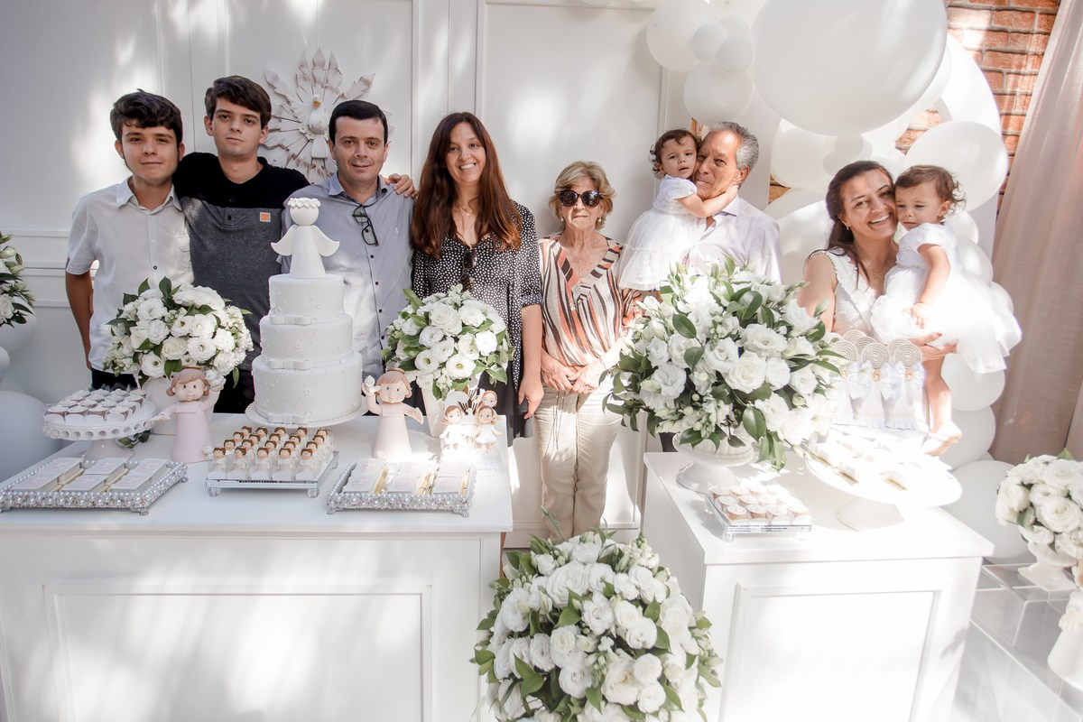 Batizado da Ana Clara e Maria Rita. Fotógrafa de Eventos em São Paulo e Sorocaba Kika Damasceno