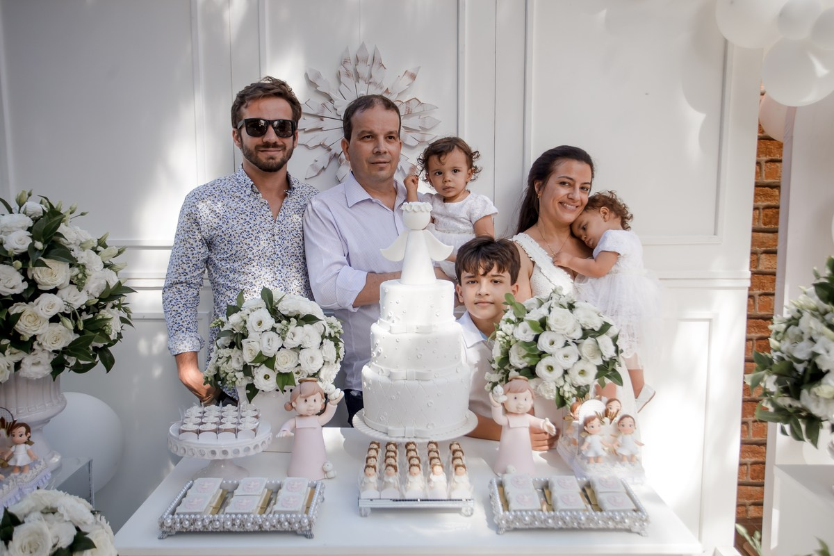 Batizado da Ana Clara e Maria Rita. Fotógrafa de Eventos em São Paulo e Sorocaba Kika Damasceno