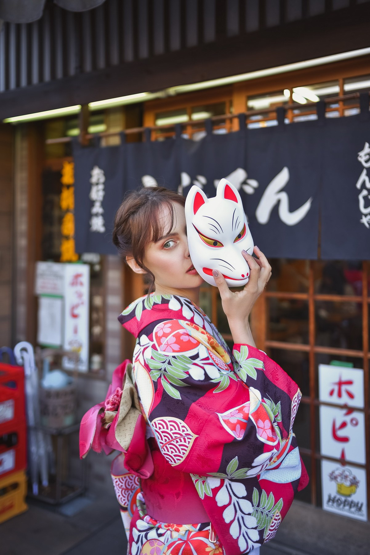 Kimono photoshoot. Photographer in Tokyo, Japan
