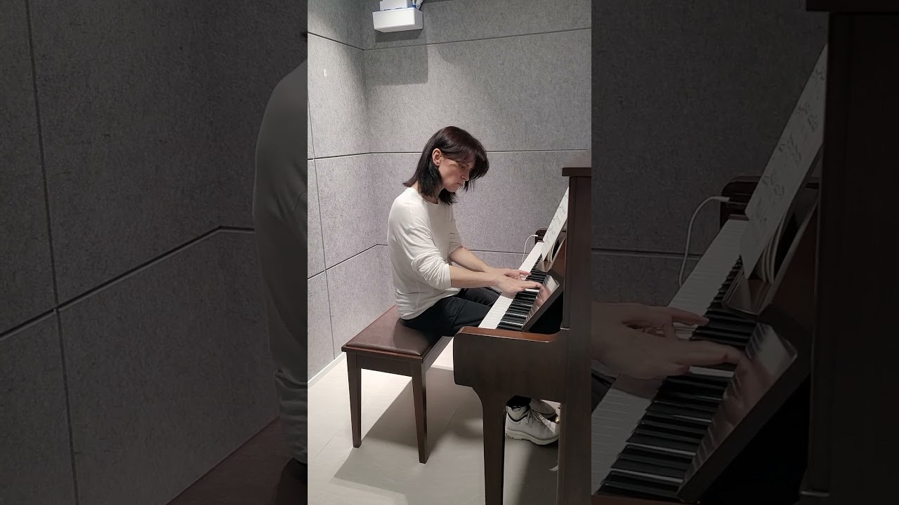Playing piano