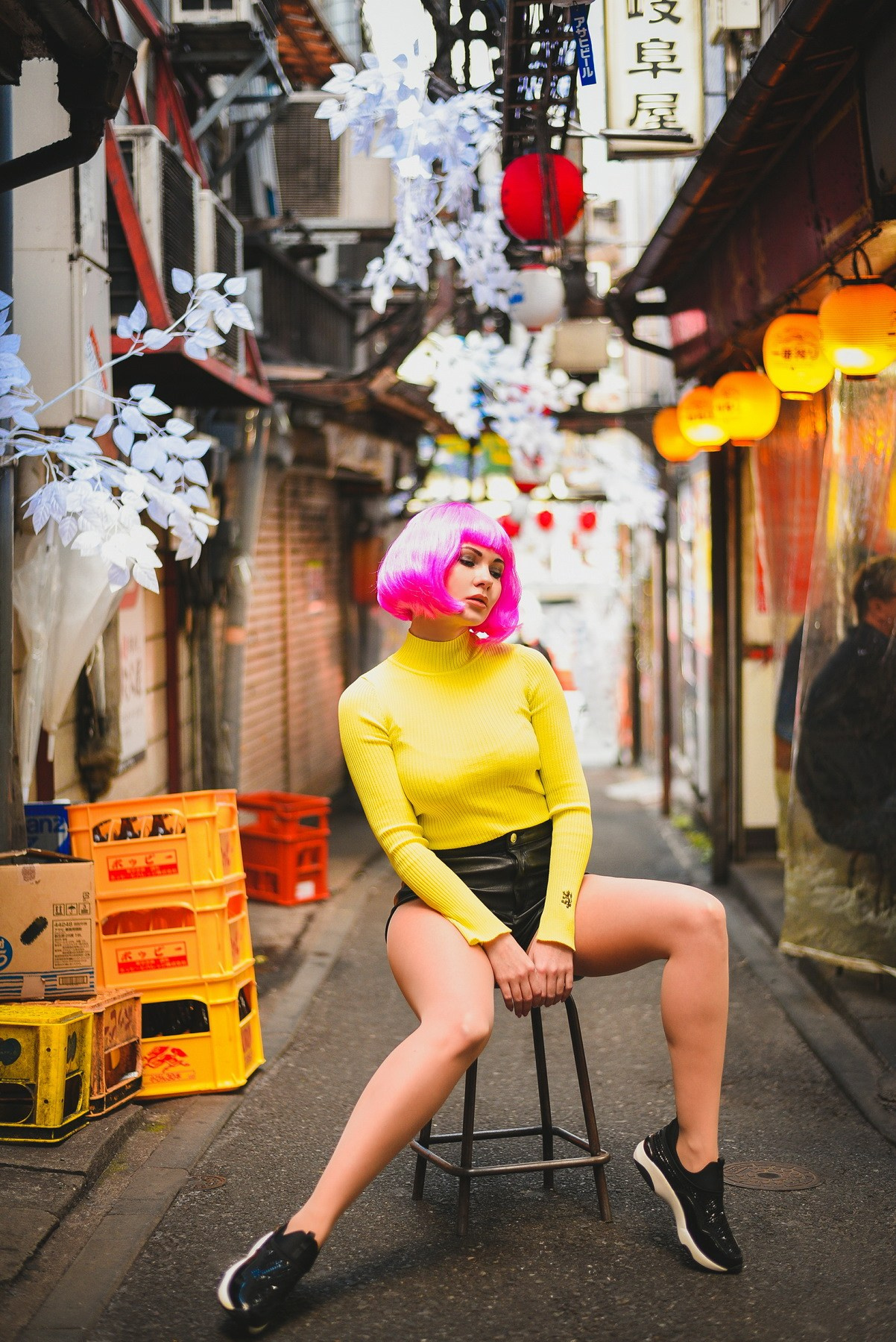 Street Portrait. Photographer in Tokyo, Japan
