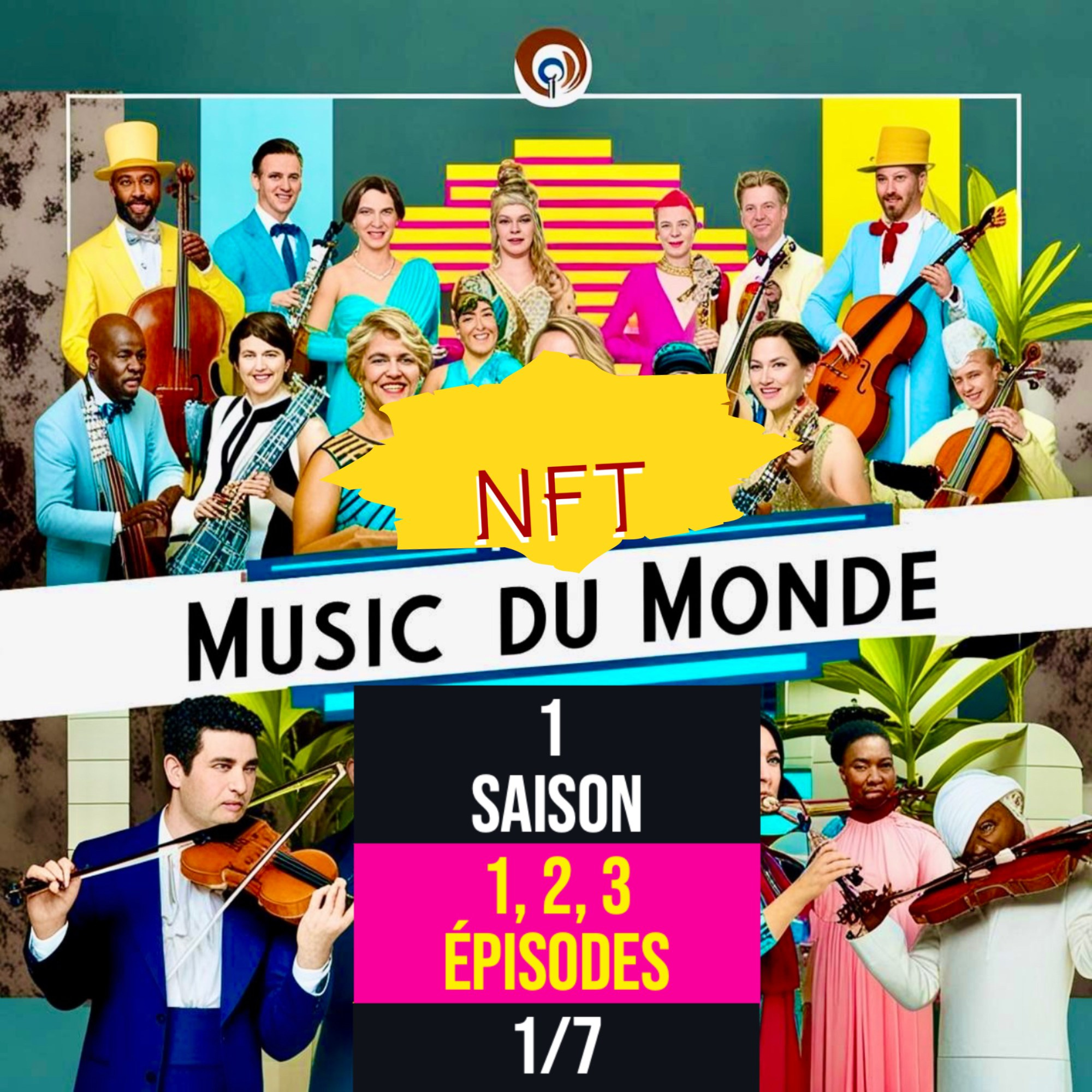 NFT Music du Monde. Association CASIdAF & BRUCEF avec Vernov Production & AKKA Music
