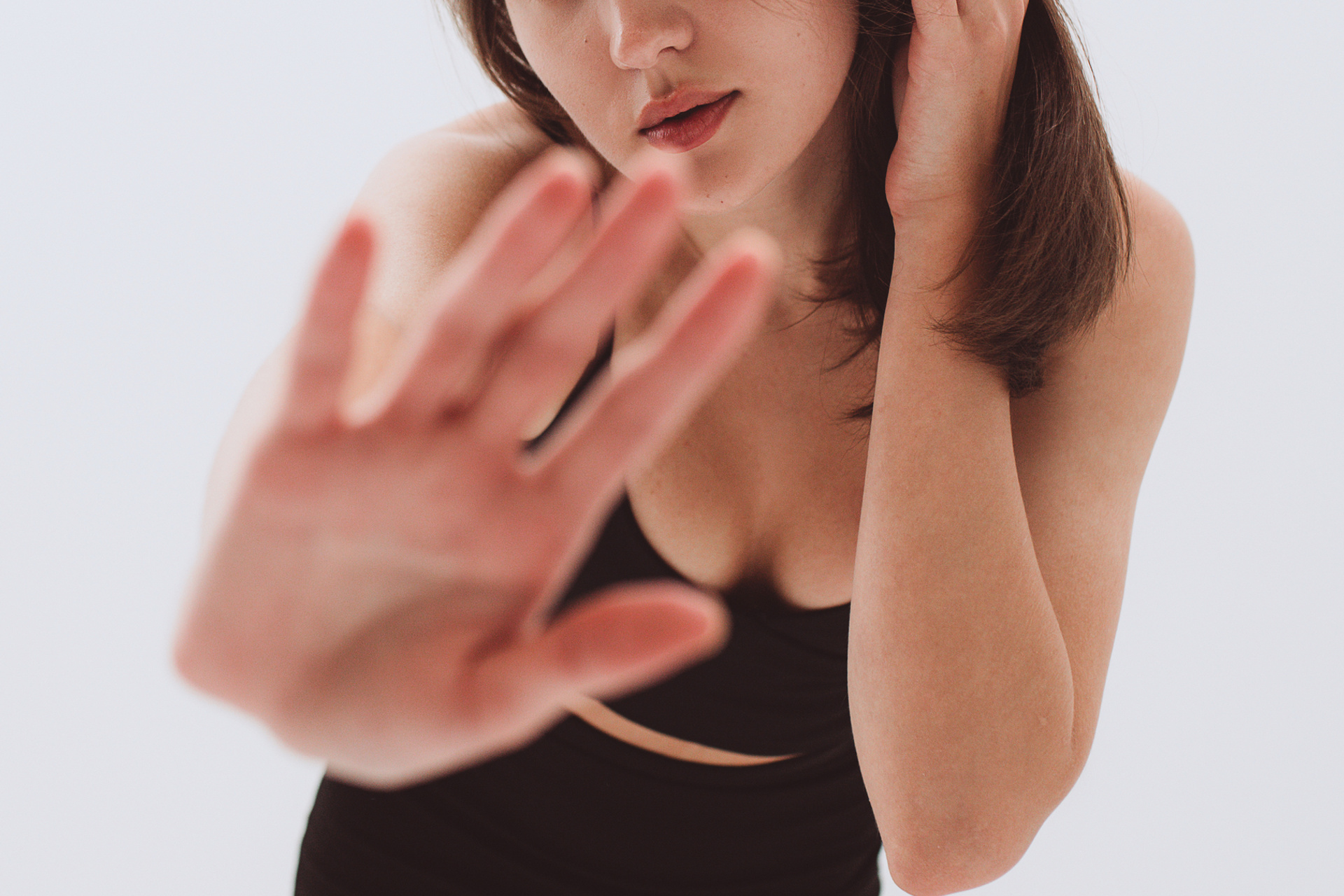 Mila. Studio shooting