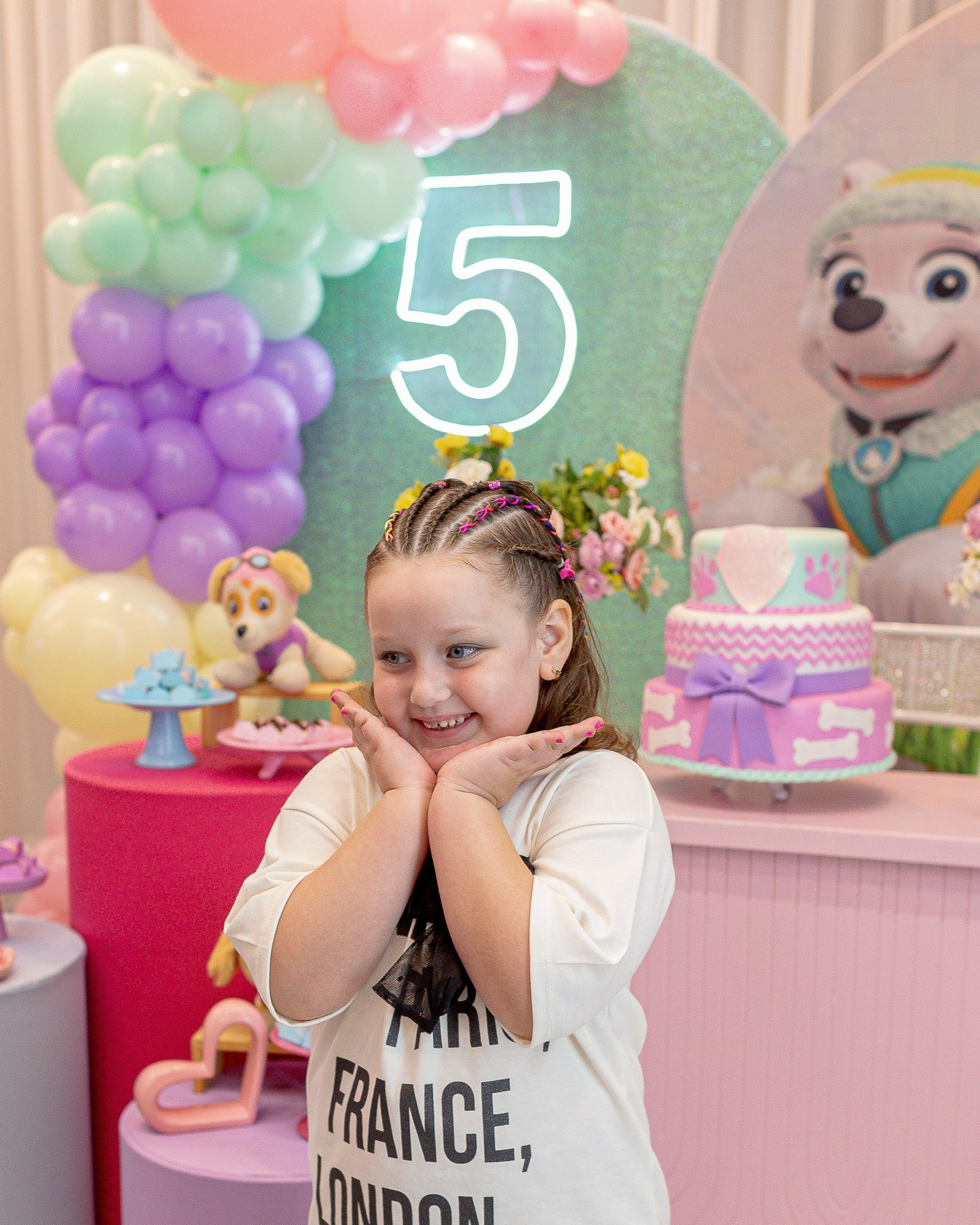 5 anos da Eduarda