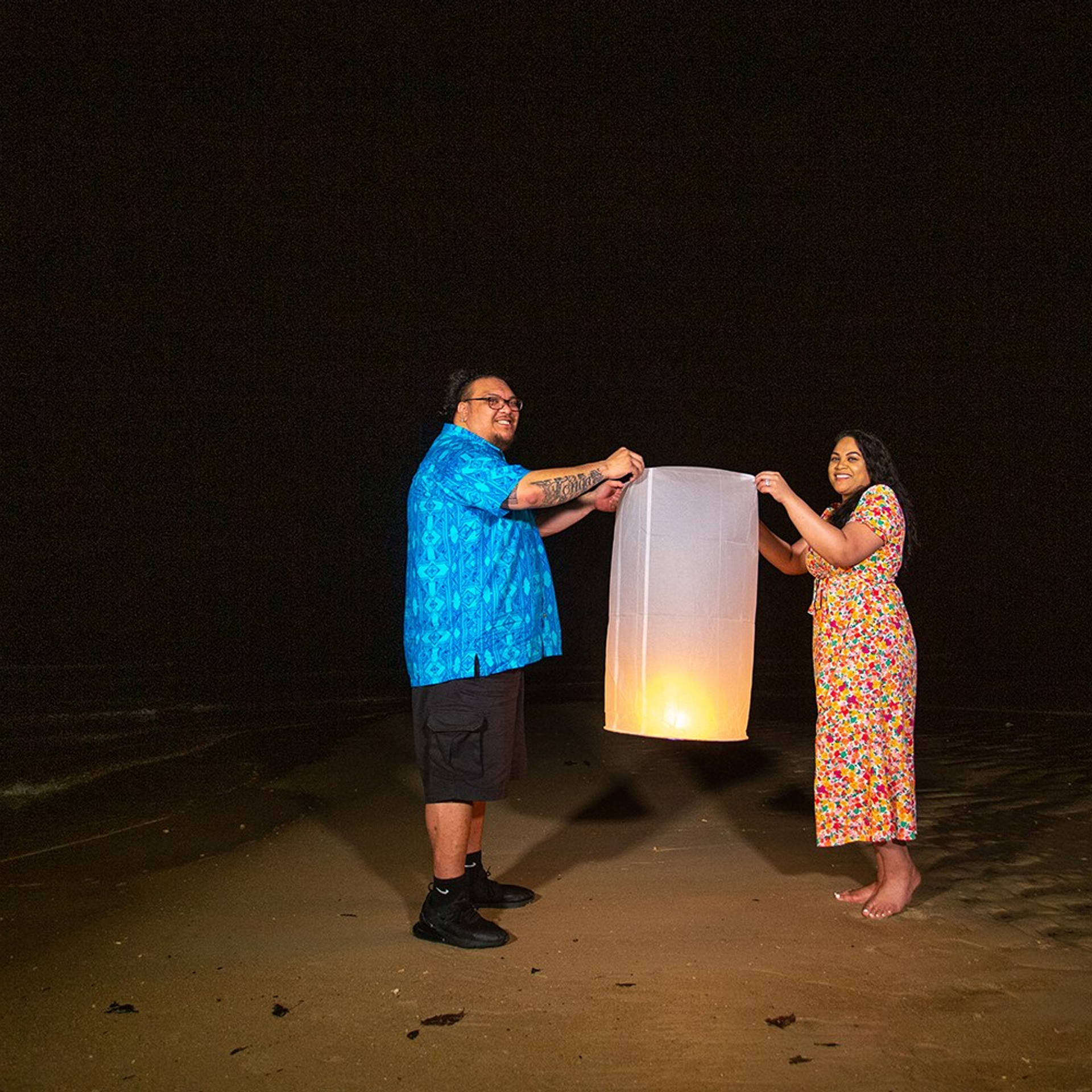 Photo. Romantic proposal on Koh Samui, Thailand