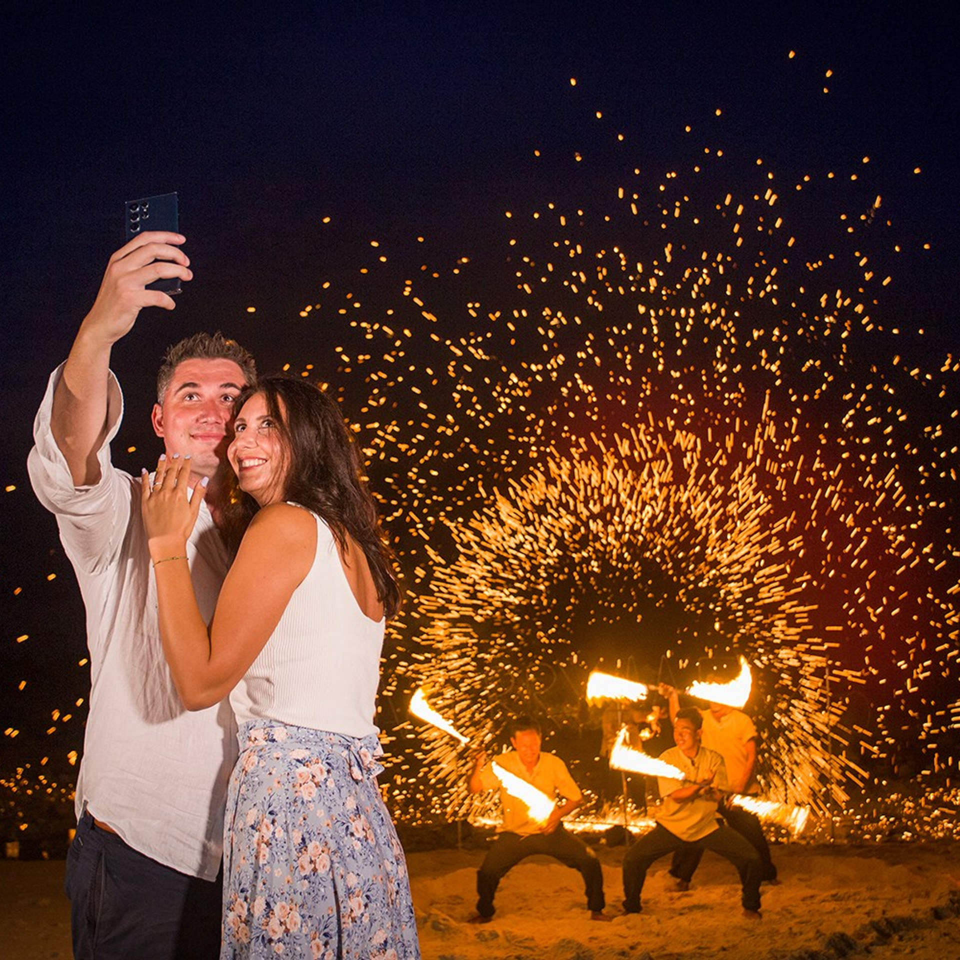 Photo. Romantic proposal on Koh Samui, Thailand