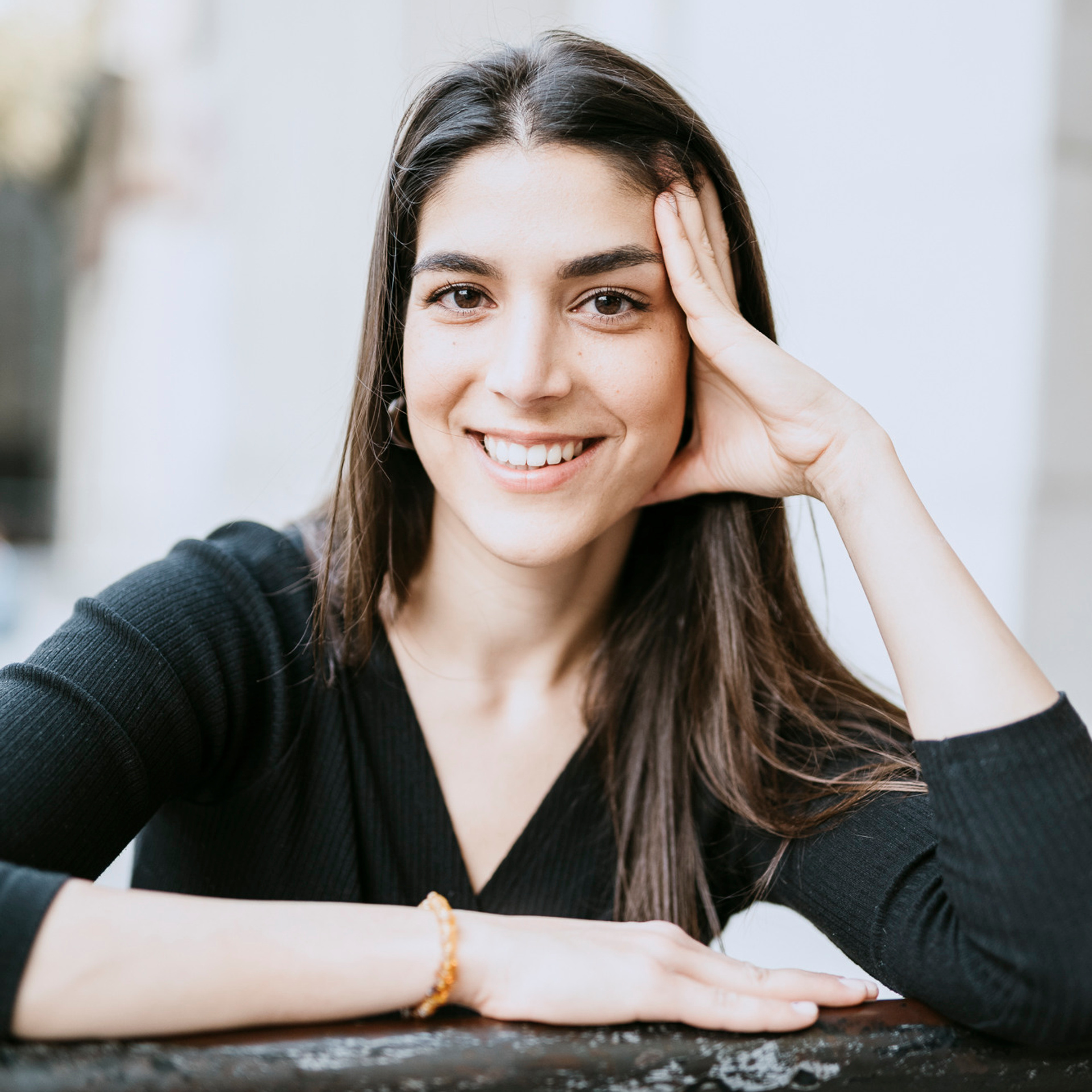 Natural portrait of woman professional photo session Mexico City