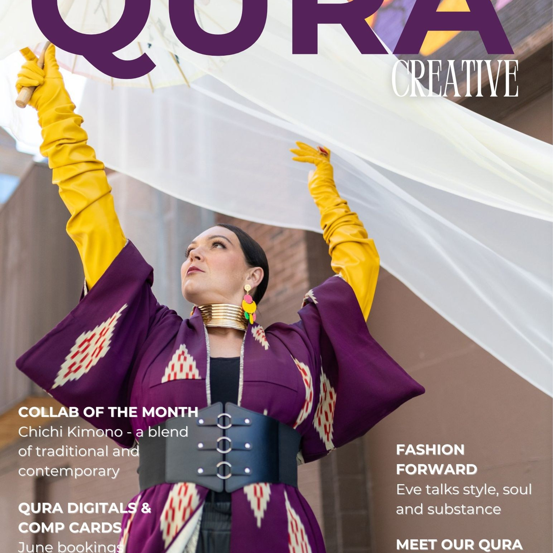 Qura Creative x Chichi Kimono — Digital magazine