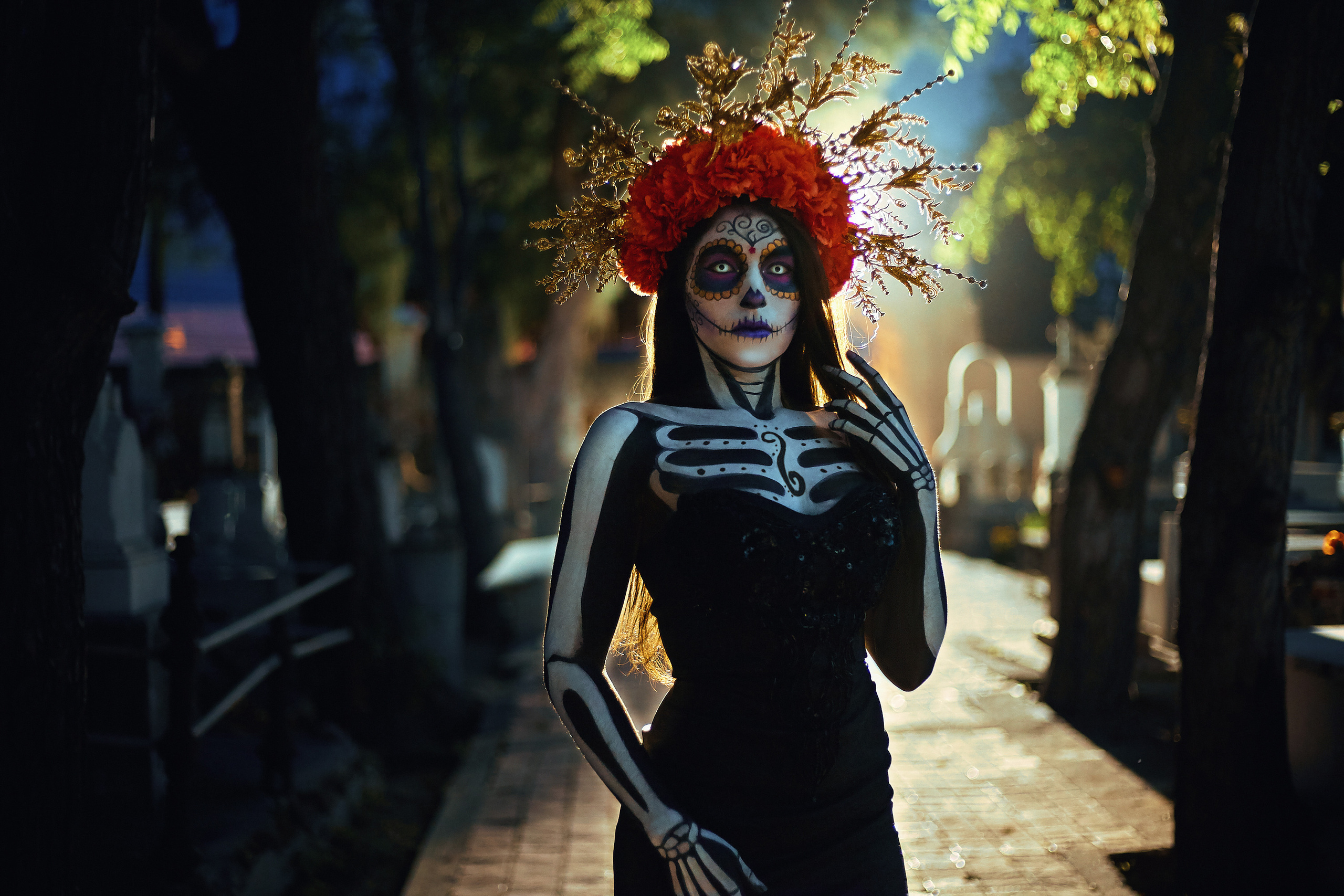 Catrinas y Halloween. Виктория Кастельянос. Русскоязычный фотограф в Мексике