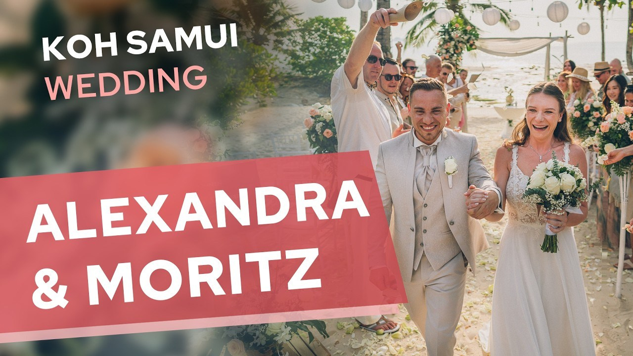Video. Mariage à Koh Samui, en Thaïlande. Whatsapp: +66 94 3 650 301