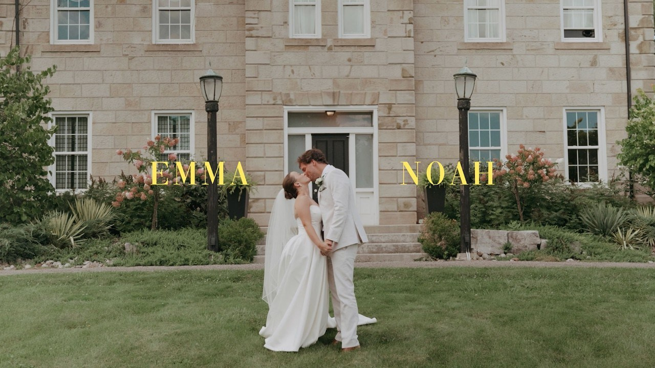Emma & Noah — August 28, 2026. Storytellers Films — Candid Wedding Videographer & Photographer in Toronto, Ontario and beyond